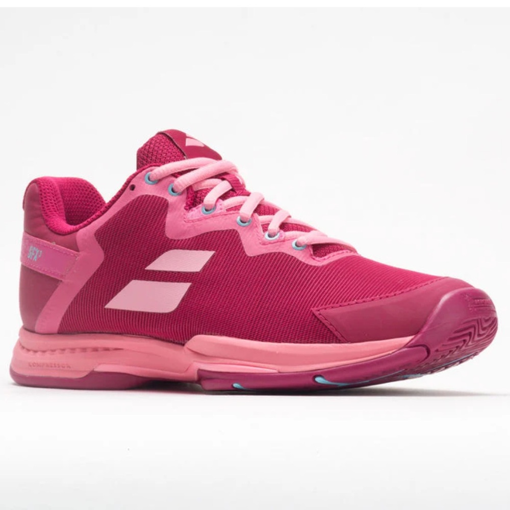NWOB Women’s Babolat SFX 3 All Court Tennis Shoes in Pink SZ 9